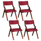 Upholstered Contemporary Home Side Chair Open Matte Finish Dining Chair Burgundy 4 Piece Set Clearhalo ' kitchen&dining_furn' 'Dining Chairs' 'Dining Tables & Seating' 'dining_chair' 'furn' 'furn_dining_chair' 'Furniture' 'furniture_dining_chair' 'Kitchen & Dining Furniture' 'kitchen' 3997301