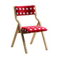 Upholstered Contemporary Home Side Chair Open Matte Finish Dining Chair Red-White 1 Piece Clearhalo ' kitchen&dining_furn' 'Dining Chairs' 'Dining Tables & Seating' 'dining_chair' 'furn' 'furn_dining_chair' 'Furniture' 'furniture_dining_chair' 'Kitchen & Dining Furniture' 'kitchen' 3997302