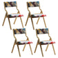 Upholstered Contemporary Home Side Chair Open Matte Finish Dining Chair Red-Blue 4 Piece Set Clearhalo ' kitchen&dining_furn' 'Dining Chairs' 'Dining Tables & Seating' 'dining_chair' 'furn' 'furn_dining_chair' 'Furniture' 'furniture_dining_chair' 'Kitchen & Dining Furniture' 'kitchen' 3997310