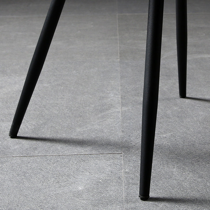 PU Leather Scandinavian Side Chair Wingback Matte Finish Dining Chair(Set of 4) Clearhalo ' kitchen&dining_furn' 'Dining Chairs' 'Dining Tables & Seating' 'dining_chair' 'furn' 'furn_dining_chair' 'Furniture' 'furniture_dining_chair' 'Kitchen & Dining Furniture' 'kitchen' 3997338