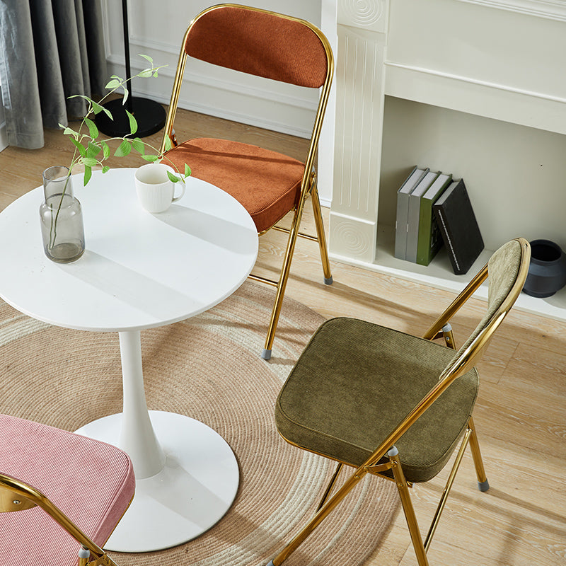 Upholstered Scandinavian Home Side Chair Matte Finish Folding Dining Chair Clearhalo ' kitchen&dining_furn' 'Dining Chairs' 'Dining Tables & Seating' 'dining_chair' 'furn' 'furn_dining_chair' 'Furniture' 'furniture_dining_chair' 'Kitchen & Dining Furniture' 'kitchen' 3997365