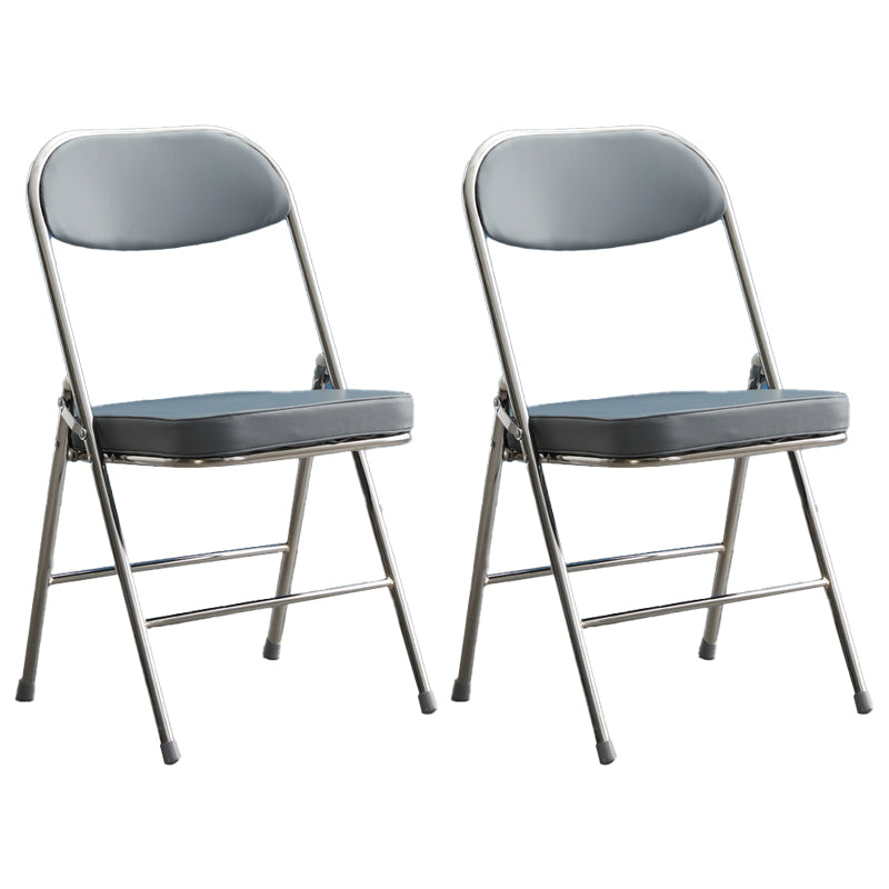 Upholstered Scandinavian Home Side Chair Matte Finish Folding Dining Chair Grey 2 Piece Set Clearhalo ' kitchen&dining_furn' 'Dining Chairs' 'Dining Tables & Seating' 'dining_chair' 'furn' 'furn_dining_chair' 'Furniture' 'furniture_dining_chair' 'Kitchen & Dining Furniture' 'kitchen' 3997370