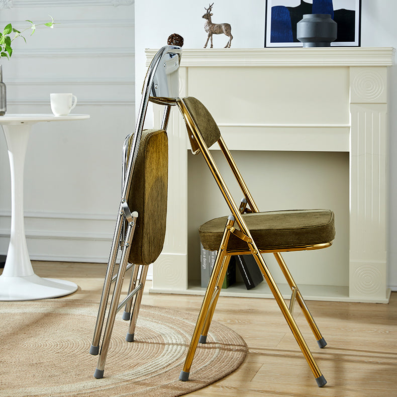 Upholstered Scandinavian Home Side Chair Matte Finish Folding Dining Chair Clearhalo ' kitchen&dining_furn' 'Dining Chairs' 'Dining Tables & Seating' 'dining_chair' 'furn' 'furn_dining_chair' 'Furniture' 'furniture_dining_chair' 'Kitchen & Dining Furniture' 'kitchen' 3997384