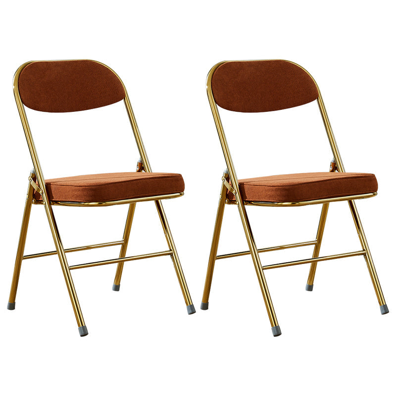 Upholstered Scandinavian Home Side Chair Matte Finish Folding Dining Chair Brown 2 Piece Set Clearhalo ' kitchen&dining_furn' 'Dining Chairs' 'Dining Tables & Seating' 'dining_chair' 'furn' 'furn_dining_chair' 'Furniture' 'furniture_dining_chair' 'Kitchen & Dining Furniture' 'kitchen' 3997394