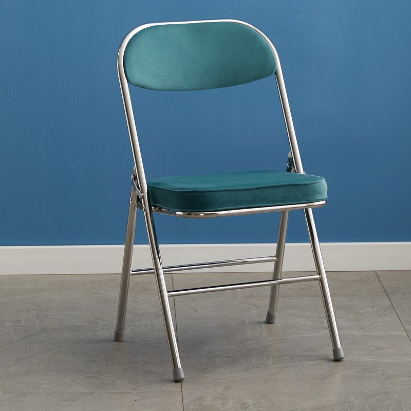 Upholstered Scandinavian Home Side Chair Matte Finish Folding Dining Chair Blue 1 Piece Clearhalo ' kitchen&dining_furn' 'Dining Chairs' 'Dining Tables & Seating' 'dining_chair' 'furn' 'furn_dining_chair' 'Furniture' 'furniture_dining_chair' 'Kitchen & Dining Furniture' 'kitchen' 3997396