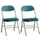 Upholstered Scandinavian Home Side Chair Matte Finish Folding Dining Chair Blue 2 Piece Set Clearhalo ' kitchen&dining_furn' 'Dining Chairs' 'Dining Tables & Seating' 'dining_chair' 'furn' 'furn_dining_chair' 'Furniture' 'furniture_dining_chair' 'Kitchen & Dining Furniture' 'kitchen' 3997397