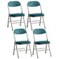 Upholstered Scandinavian Home Side Chair Matte Finish Folding Dining Chair Blue 4 Piece Set Clearhalo ' kitchen&dining_furn' 'Dining Chairs' 'Dining Tables & Seating' 'dining_chair' 'furn' 'furn_dining_chair' 'Furniture' 'furniture_dining_chair' 'Kitchen & Dining Furniture' 'kitchen' 3997398