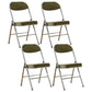 Upholstered Scandinavian Home Side Chair Matte Finish Folding Dining Chair Green 4 Piece Set Clearhalo ' kitchen&dining_furn' 'Dining Chairs' 'Dining Tables & Seating' 'dining_chair' 'furn' 'furn_dining_chair' 'Furniture' 'furniture_dining_chair' 'Kitchen & Dining Furniture' 'kitchen' 3997401