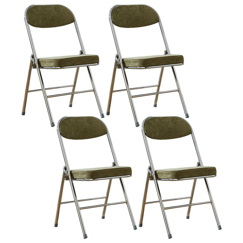 Upholstered Scandinavian Home Side Chair Matte Finish Folding Dining Chair Green 4 Piece Set Clearhalo ' kitchen&dining_furn' 'Dining Chairs' 'Dining Tables & Seating' 'dining_chair' 'furn' 'furn_dining_chair' 'Furniture' 'furniture_dining_chair' 'Kitchen & Dining Furniture' 'kitchen' 3997401