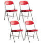Upholstered Scandinavian Home Side Chair Matte Finish Folding Dining Chair Dark Red 4 Piece Set Clearhalo ' kitchen&dining_furn' 'Dining Chairs' 'Dining Tables & Seating' 'dining_chair' 'furn' 'furn_dining_chair' 'Furniture' 'furniture_dining_chair' 'Kitchen & Dining Furniture' 'kitchen' 3997410