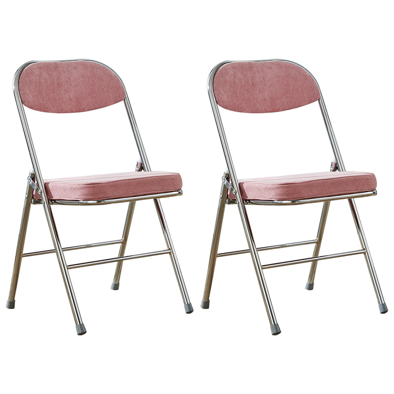 Upholstered Scandinavian Home Side Chair Matte Finish Folding Dining Chair Pinkish Red 2 Piece Set Clearhalo ' kitchen&dining_furn' 'Dining Chairs' 'Dining Tables & Seating' 'dining_chair' 'furn' 'furn_dining_chair' 'Furniture' 'furniture_dining_chair' 'Kitchen & Dining Furniture' 'kitchen' 3997412