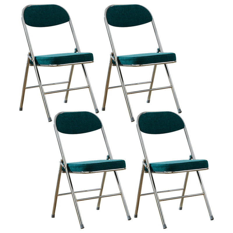 Upholstered Scandinavian Home Side Chair Matte Finish Folding Dining Chair Dark Green 4 Piece Set Clearhalo ' kitchen&dining_furn' 'Dining Chairs' 'Dining Tables & Seating' 'dining_chair' 'furn' 'furn_dining_chair' 'Furniture' 'furniture_dining_chair' 'Kitchen & Dining Furniture' 'kitchen' 3997416