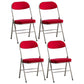 Upholstered Scandinavian Home Side Chair Matte Finish Folding Dining Chair Brick Red 4 Piece Set Clearhalo ' kitchen&dining_furn' 'Dining Chairs' 'Dining Tables & Seating' 'dining_chair' 'furn' 'furn_dining_chair' 'Furniture' 'furniture_dining_chair' 'Kitchen & Dining Furniture' 'kitchen' 3997419