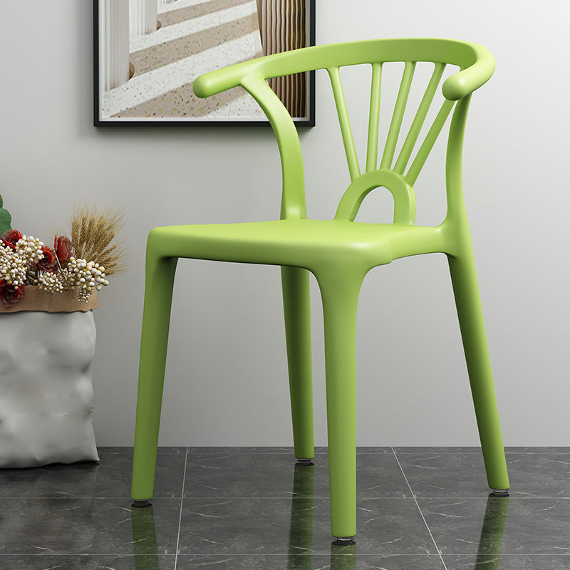 Matte Finish Contemporary Home Side Chair Plastic Slat Back Dining Chair Light Green 1 Piece Clearhalo ' kitchen&dining_furn' 'Dining Chairs' 'Dining Tables & Seating' 'dining_chair' 'furn' 'furn_dining_chair' 'Furniture' 'furniture_dining_chair' 'Kitchen & Dining Furniture' 'kitchen' 3997519