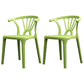Matte Finish Contemporary Home Side Chair Plastic Slat Back Dining Chair Light Green 2 Piece Set Clearhalo ' kitchen&dining_furn' 'Dining Chairs' 'Dining Tables & Seating' 'dining_chair' 'furn' 'furn_dining_chair' 'Furniture' 'furniture_dining_chair' 'Kitchen & Dining Furniture' 'kitchen' 3997520