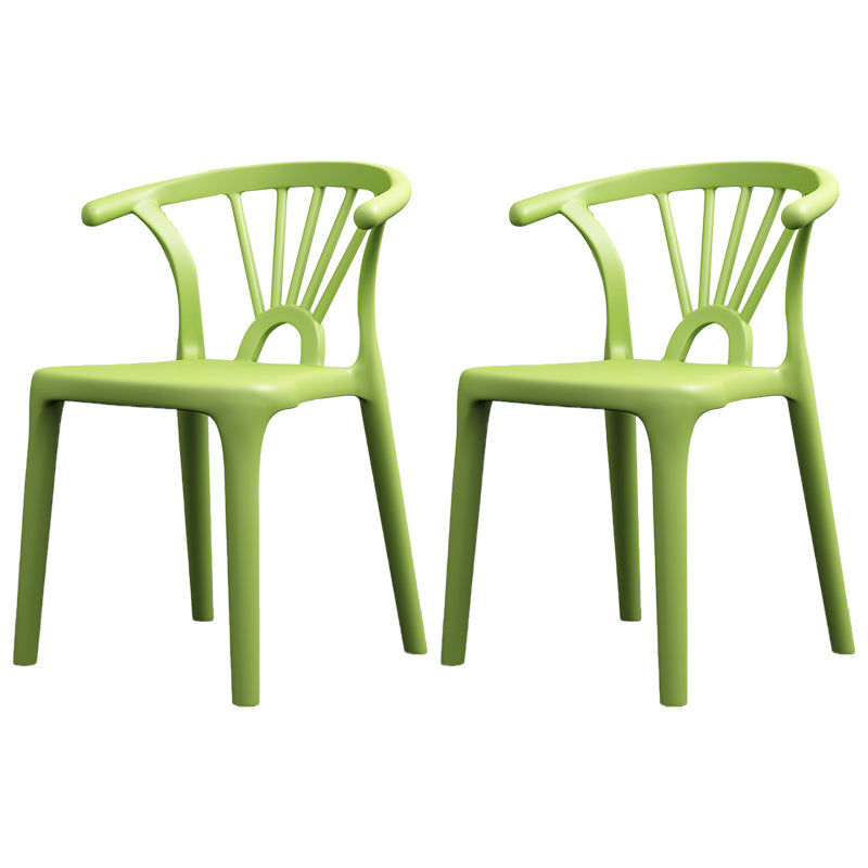 Matte Finish Contemporary Home Side Chair Plastic Slat Back Dining Chair Light Green 2 Piece Set Clearhalo ' kitchen&dining_furn' 'Dining Chairs' 'Dining Tables & Seating' 'dining_chair' 'furn' 'furn_dining_chair' 'Furniture' 'furniture_dining_chair' 'Kitchen & Dining Furniture' 'kitchen' 3997520