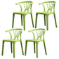 Matte Finish Contemporary Home Side Chair Plastic Slat Back Dining Chair Light Green 4 Piece Set Clearhalo ' kitchen&dining_furn' 'Dining Chairs' 'Dining Tables & Seating' 'dining_chair' 'furn' 'furn_dining_chair' 'Furniture' 'furniture_dining_chair' 'Kitchen & Dining Furniture' 'kitchen' 3997521