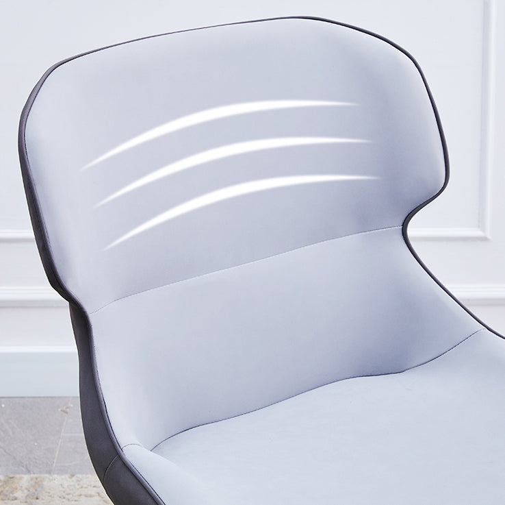 Contemporary Style Kitchen Metal Dining Chairs Dining Wingback Arm Side Chairs Clearhalo ' kitchen&dining_furn' 'Dining Chairs' 'Dining Tables & Seating' 'dining_chair' 'furn' 'furn_dining_chair' 'Furniture' 'furniture_dining_chair' 'Kitchen & Dining Furniture' 'kitchen' 3997567