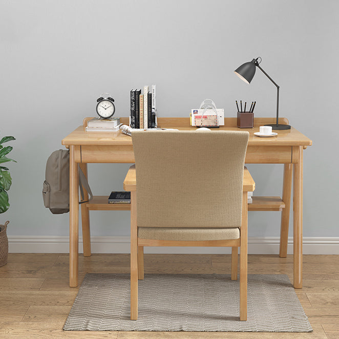 Modern Style Wooden Dining Chair Solid Back Dining Arm Single Chair for Kitchen Clearhalo ' kitchen&dining_furn' 'Dining Chairs' 'Dining Tables & Seating' 'dining_chair' 'furn' 'furn_dining_chair' 'Furniture' 'furniture_dining_chair' 'Kitchen & Dining Furniture' 'kitchen' 3997623