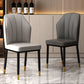 Scandinavian Home Side Chair Wingback Metal Upholstered Dining Room Chair (Set of 4) Clearhalo ' kitchen&dining_furn' 'Dining Chairs' 'Dining Tables & Seating' 'dining_chair' 'furn' 'furn_dining_chair' 'Furniture' 'furniture_dining_chair' 'Kitchen & Dining Furniture' 'kitchen' 3997652