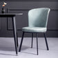 Metal Contemporary Dining Chair Wingback Dining Room Armless Side Chair Clearhalo ' kitchen&dining_furn' 'Dining Chairs' 'Dining Tables & Seating' 'dining_chair' 'furn' 'furn_dining_chair' 'Furniture' 'furniture_dining_chair' 'Kitchen & Dining Furniture' 'kitchen' 3997687