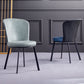 Metal Contemporary Dining Chair Wingback Dining Room Armless Side Chair Clearhalo ' kitchen&dining_furn' 'Dining Chairs' 'Dining Tables & Seating' 'dining_chair' 'furn' 'furn_dining_chair' 'Furniture' 'furniture_dining_chair' 'Kitchen & Dining Furniture' 'kitchen' 3997703