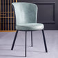 Metal Contemporary Dining Chair Wingback Dining Room Armless Side Chair Green 1 Piece Clearhalo ' kitchen&dining_furn' 'Dining Chairs' 'Dining Tables & Seating' 'dining_chair' 'furn' 'furn_dining_chair' 'Furniture' 'furniture_dining_chair' 'Kitchen & Dining Furniture' 'kitchen' 3997704