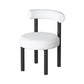 Contemporary Style Upholstered Armless Dining Chairs Open Back Dining Side Chairs White 1 Piece Clearhalo ' kitchen&dining_furn' 'Dining Chairs' 'Dining Tables & Seating' 'dining_chair' 'furn' 'furn_dining_chair' 'Furniture' 'furniture_dining_chair' 'Kitchen & Dining Furniture' 'kitchen' 3997830