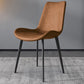 Contemporary Style Leather Dining Chairs Solid Back Armless Dining Chairs (Set of 2) Clearhalo ' kitchen&dining_furn' 'Dining Chairs' 'Dining Tables & Seating' 'dining_chair' 'furn' 'furn_dining_chair' 'Furniture' 'furniture_dining_chair' 'Kitchen & Dining Furniture' 'kitchen' 3997848