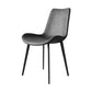 Contemporary Style Leather Dining Chairs Solid Back Armless Dining Chairs (Set of 2) Clearhalo ' kitchen&dining_furn' 'Dining Chairs' 'Dining Tables & Seating' 'dining_chair' 'furn' 'furn_dining_chair' 'Furniture' 'furniture_dining_chair' 'Kitchen & Dining Furniture' 'kitchen' 3997853