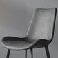 Contemporary Style Leather Dining Chairs Solid Back Armless Dining Chairs (Set of 2) Clearhalo ' kitchen&dining_furn' 'Dining Chairs' 'Dining Tables & Seating' 'dining_chair' 'furn' 'furn_dining_chair' 'Furniture' 'furniture_dining_chair' 'Kitchen & Dining Furniture' 'kitchen' 3997854