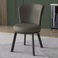 Modern Style Faux Leather Side Chair Solid Back Armless Dining Chairs for Kitchen Silver Gray 1 Piece Clearhalo ' kitchen&dining_furn' 'Dining Chairs' 'Dining Tables & Seating' 'dining_chair' 'furn' 'furn_dining_chair' 'Furniture' 'furniture_dining_chair' 'Kitchen & Dining Furniture' 'kitchen' 3997900