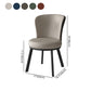 Modern Style Faux Leather Side Chair Solid Back Armless Dining Chairs for Kitchen Clearhalo ' kitchen&dining_furn' 'Dining Chairs' 'Dining Tables & Seating' 'dining_chair' 'furn' 'furn_dining_chair' 'Furniture' 'furniture_dining_chair' 'Kitchen & Dining Furniture' 'kitchen' 3997908