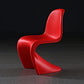 Contemporary Style Plastic Dining Armless Chair Solid Back Side Chair for Home Red 1 Piece Clearhalo ' kitchen&dining_furn' 'Dining Chairs' 'Dining Tables & Seating' 'dining_chair' 'Furniture' 'furniture_dining_chair' 'Kitchen & Dining Furniture' 'kitchen' 3997943
