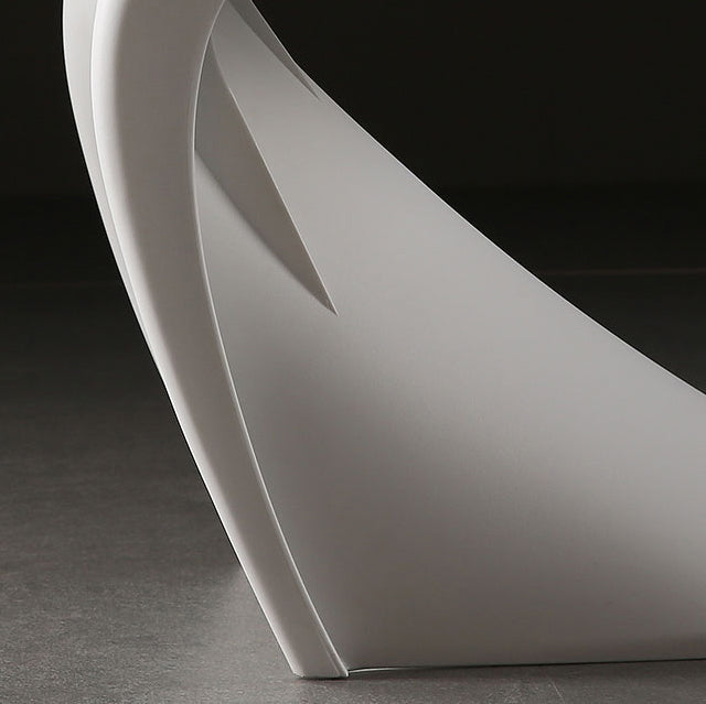 Contemporary Style Plastic Dining Armless Chair Solid Back Side Chair for Home Clearhalo ' kitchen&dining_furn' 'Dining Chairs' 'Dining Tables & Seating' 'dining_chair' 'Furniture' 'furniture_dining_chair' 'Kitchen & Dining Furniture' 'kitchen' 3997945