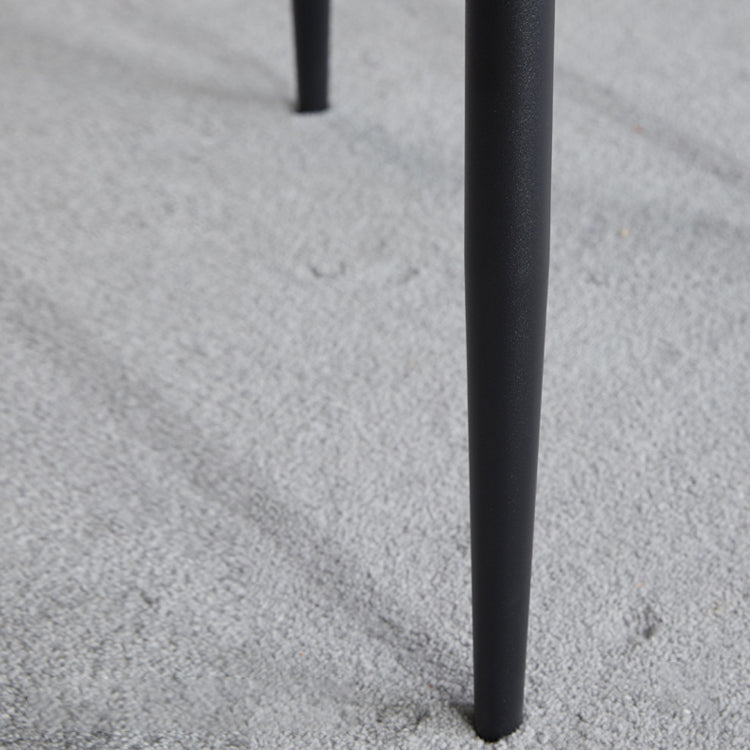 Metal Modern Indoor-Outdoor Chair Dining Room Armless Wingback Side Chair Clearhalo ' kitchen&dining_furn' 'Dining Chairs' 'Dining Tables & Seating' 'dining_chair' 'furn' 'furn_dining_chair' 'Furniture' 'furniture_dining_chair' 'Kitchen & Dining Furniture' 'kitchen' 3998038