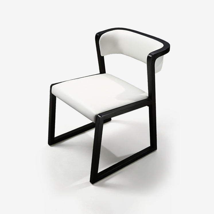 Minimalist Style Upholstered Armless Dining Chairs Open Back Dining Side Chair (Set of 2) Clearhalo ' kitchen&dining_furn' 'Dining Chairs' 'Dining Tables & Seating' 'dining_chair' 'furn' 'furn_dining_chair' 'Furniture' 'furniture_dining_chair' 'Kitchen & Dining Furniture' 'kitchen' 3998053