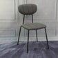 Industrial Style Upholstered Armless Dining Chairs Open Back Dining Chairs Silver Gray 1 Piece Clearhalo ' kitchen&dining_furn' 'Dining Chairs' 'Dining Tables & Seating' 'dining_chair' 'furn' 'furn_dining_chair' 'Furniture' 'furniture_dining_chair' 'Kitchen & Dining Furniture' 'kitchen' 3998070