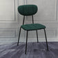 Industrial Style Upholstered Armless Dining Chairs Open Back Dining Chairs Blackish Green 1 Piece Clearhalo ' kitchen&dining_furn' 'Dining Chairs' 'Dining Tables & Seating' 'dining_chair' 'furn' 'furn_dining_chair' 'Furniture' 'furniture_dining_chair' 'Kitchen & Dining Furniture' 'kitchen' 3998080