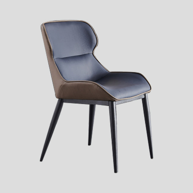 Modern Indoor-Outdoor Dining Room Armchairs Upholstered Linen Fabric Dining Metal Chair Clearhalo ' kitchen&dining_furn' 'Dining Chairs' 'Dining Tables & Seating' 'dining_chair' 'furn' 'furn_dining_chair' 'Furniture' 'furniture_dining_chair' 'Kitchen & Dining Furniture' 'kitchen' 3998154