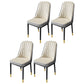 Nordic Metal Dining Room Chairs Upholstered Linen Fabric Armless Chairs for Restaurant Use White-Gray 4 Piece Set Brass Gold Clearhalo ' kitchen&dining_furn' 'Dining Chairs' 'Dining Tables & Seating' 'dining_chair' 'furn' 'furn_dining_chair' 'Furniture' 'furniture_dining_chair' 'Kitchen & Dining Furniture' 'kitchen' 3998303
