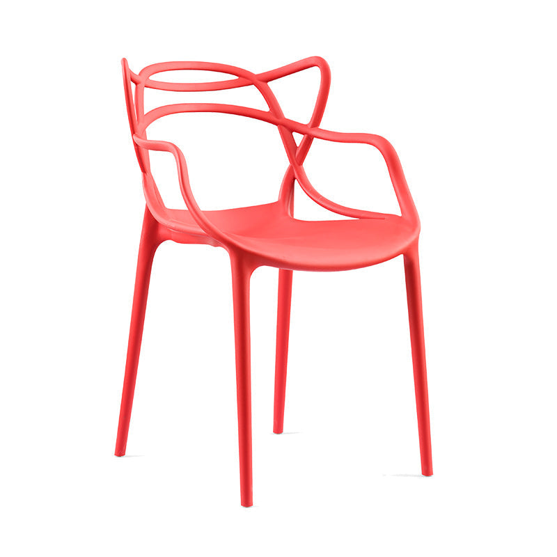 Contemporary Style Dining Chairs Plastic Dining Arm Chairs for Kitchen Clearhalo ' kitchen&dining_furn' 'Dining Chairs' 'Dining Tables & Seating' 'dining_chair' 'furn' 'furn_dining_chair' 'Furniture' 'furniture_dining_chair' 'Kitchen & Dining Furniture' 'kitchen' 3998364