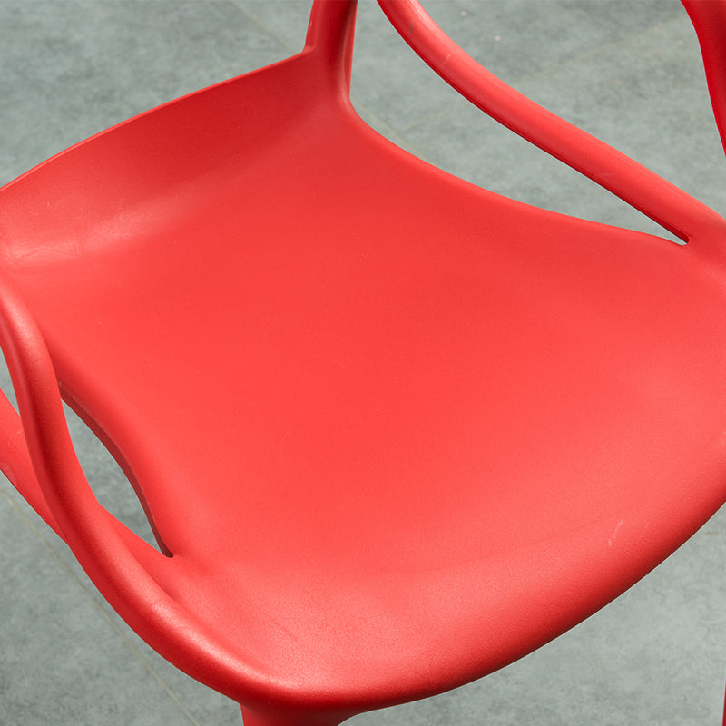 Contemporary Style Dining Chairs Plastic Dining Arm Chairs for Kitchen Clearhalo ' kitchen&dining_furn' 'Dining Chairs' 'Dining Tables & Seating' 'dining_chair' 'furn' 'furn_dining_chair' 'Furniture' 'furniture_dining_chair' 'Kitchen & Dining Furniture' 'kitchen' 3998365