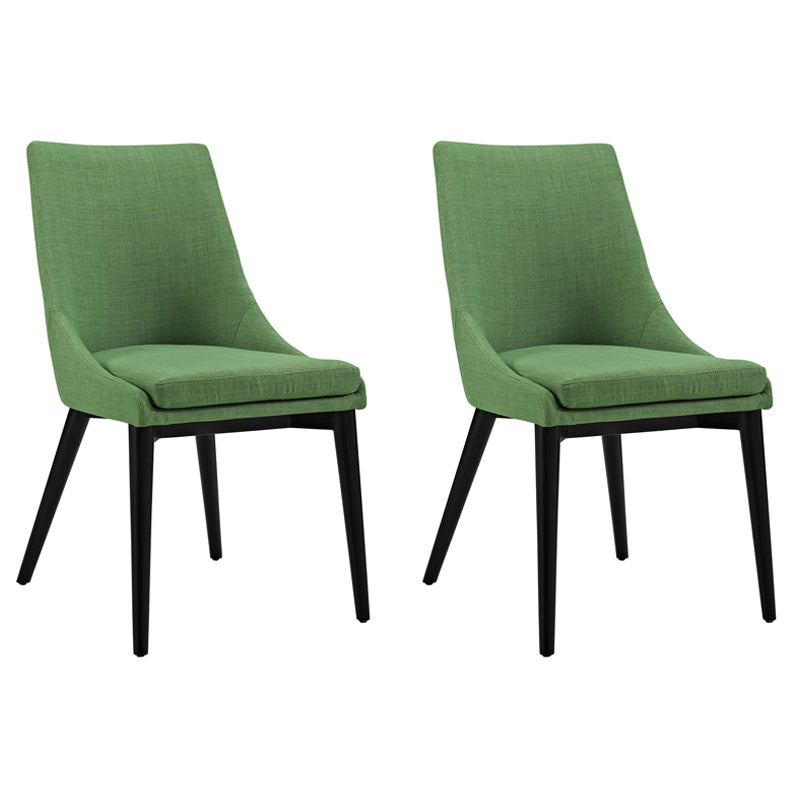 Contemporary Upholstered Restaurant Side Chair Matte Finish Parsons Dining Chair Green Clearhalo ' kitchen&dining_furn' 'Dining Chairs' 'Dining Tables & Seating' 'dining_chair' 'furn' 'furn_dining_chair' 'Furniture' 'furniture_dining_chair' 'Kitchen & Dining Furniture' 'kitchen' 3998406