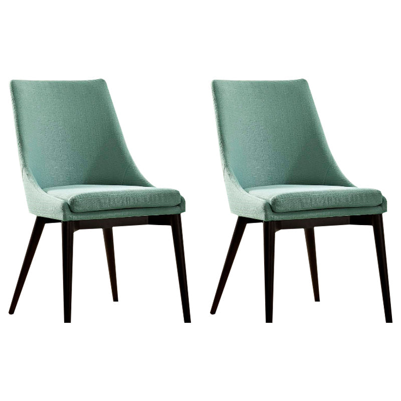 Contemporary Upholstered Restaurant Side Chair Matte Finish Parsons Dining Chair Olive Green Clearhalo ' kitchen&dining_furn' 'Dining Chairs' 'Dining Tables & Seating' 'dining_chair' 'furn' 'furn_dining_chair' 'Furniture' 'furniture_dining_chair' 'Kitchen & Dining Furniture' 'kitchen' 3998419