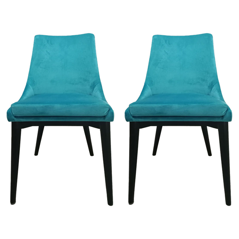 Contemporary Upholstered Restaurant Side Chair Matte Finish Parsons Dining Chair Sky Blue Clearhalo ' kitchen&dining_furn' 'Dining Chairs' 'Dining Tables & Seating' 'dining_chair' 'furn' 'furn_dining_chair' 'Furniture' 'furniture_dining_chair' 'Kitchen & Dining Furniture' 'kitchen' 3998426