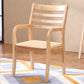 Traditional Rubberwood Arm Chair Wood Ladder Back Single Dining Armchair Wood Clearhalo ' kitchen&dining_furn' 'Dining Chairs' 'Dining Tables & Seating' 'dining_chair' 'furn' 'furn_dining_chair' 'Furniture' 'furniture_dining_chair' 'Kitchen & Dining Furniture' 'kitchen' 3998470