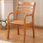 Traditional Rubberwood Arm Chair Wood Ladder Back Single Dining Armchair Clearhalo ' kitchen&dining_furn' 'Dining Chairs' 'Dining Tables & Seating' 'dining_chair' 'furn' 'furn_dining_chair' 'Furniture' 'furniture_dining_chair' 'Kitchen & Dining Furniture' 'kitchen' 3998474