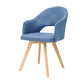 Contemporary Upholstered Study Room Arm Chair Matte Finish Open Dining Chair Lake Blue 1 Piece Clearhalo ' kitchen&dining_furn' 'Dining Chairs' 'Dining Tables & Seating' 'dining_chair' 'furn' 'furn_dining_chair' 'Furniture' 'furniture_dining_chair' 'Kitchen & Dining Furniture' 'kitchen' 3998502