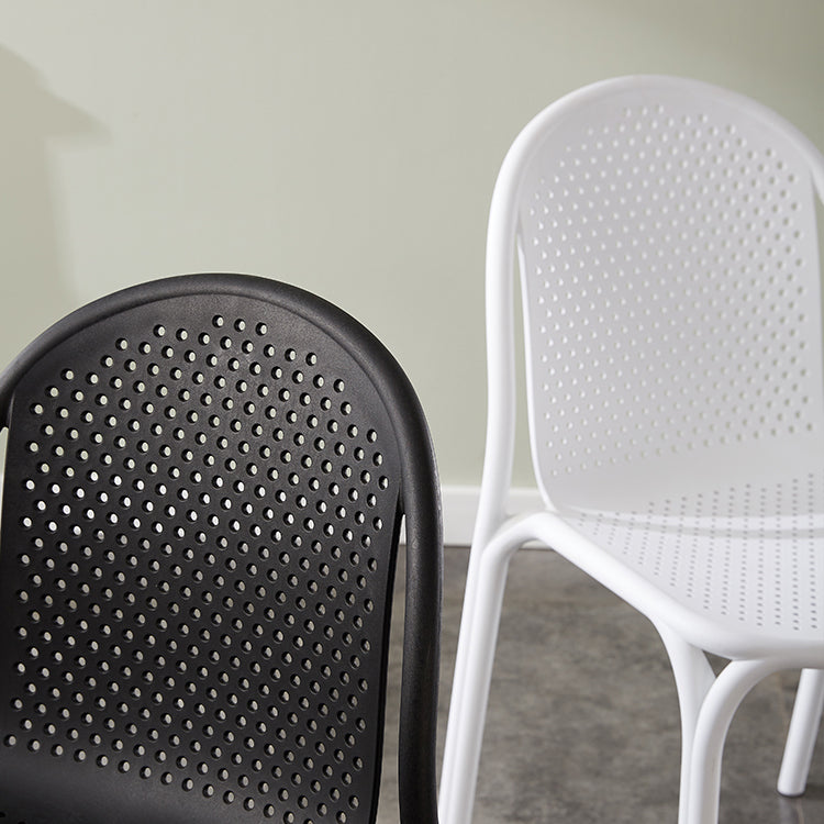 Stackable Plastic Dining Side Chair Scandinavian Armless Dining Chairs (Set of 4) Clearhalo ' kitchen&dining_furn' 'Dining Chairs' 'Dining Tables & Seating' 'dining_chair' 'furn' 'furn_dining_chair' 'Furniture' 'furniture_dining_chair' 'Kitchen & Dining Furniture' 'kitchen' 3998554